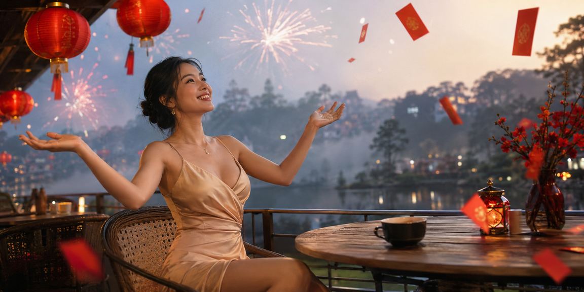 Không khí lễ hội và thưởng đỏ tại Đà Lạt kết hợp giải trí trực tuyến